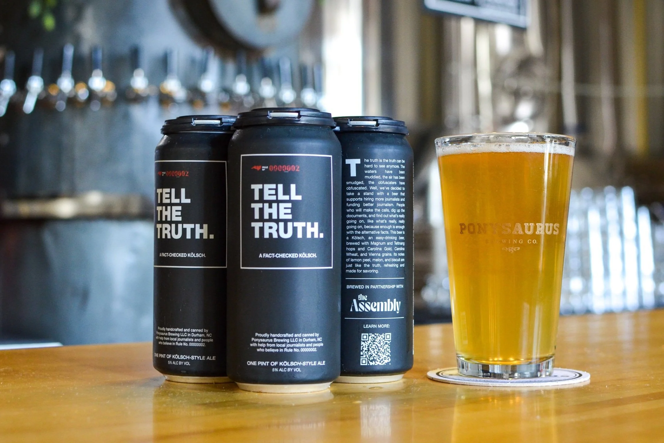 Tell The Truth: A Fact-Checked Kölsch — Ponysaurus Brewing Co.